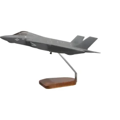 Lockheed Martin F-35B JSF/STOVL U.S. Marine Corps Large Mahogany Model