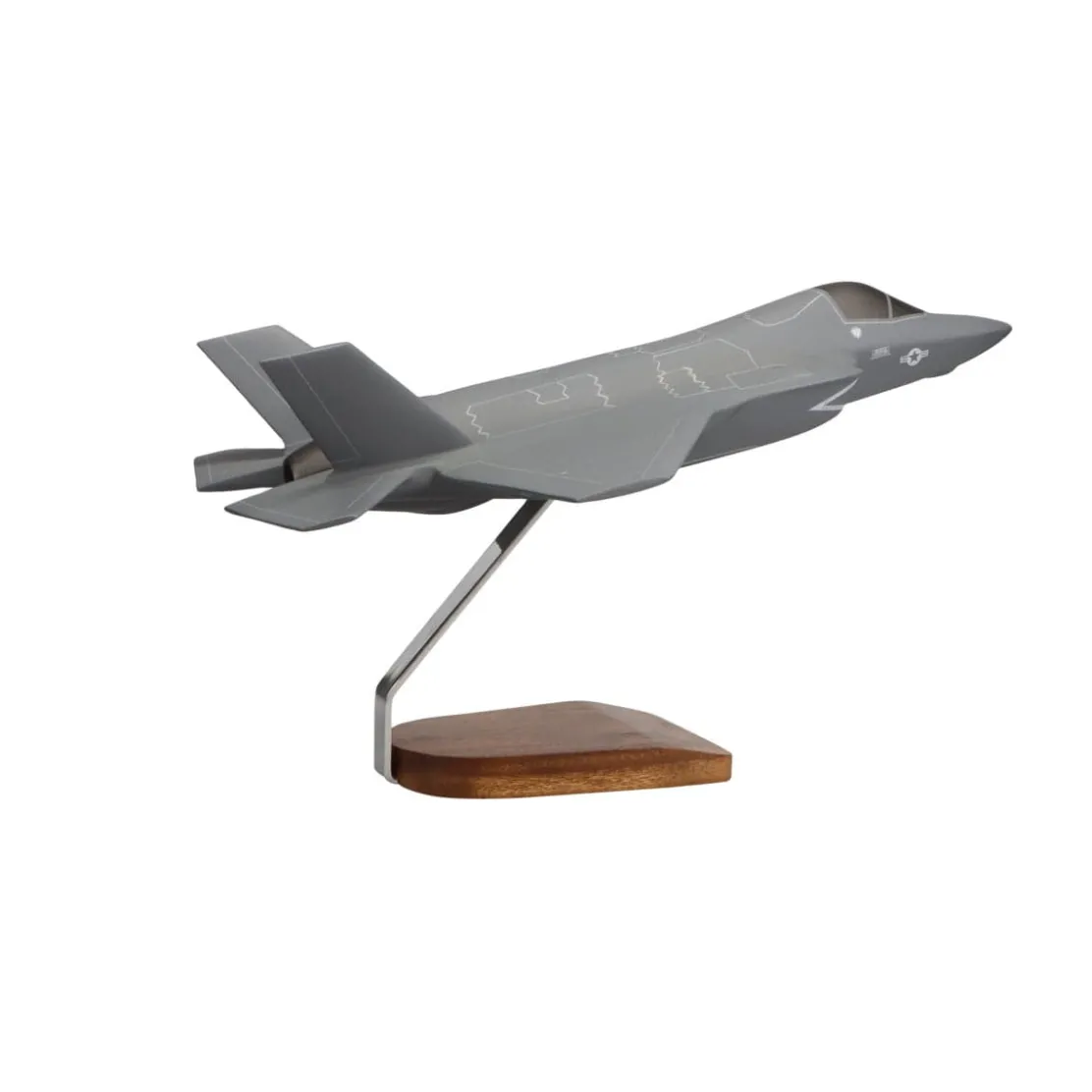 Lockheed Martin F-35B JSF/STOVL U.S. Marine Corps Large Mahogany Model