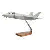 Lockheed Martin F-35 Lightning Clear Canopy Large Mahogany Model