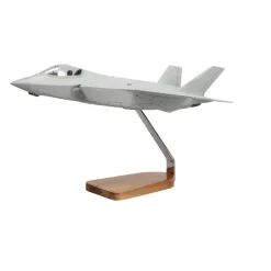 Lockheed Martin F-35 Lightning Clear Canopy Large Mahogany Model