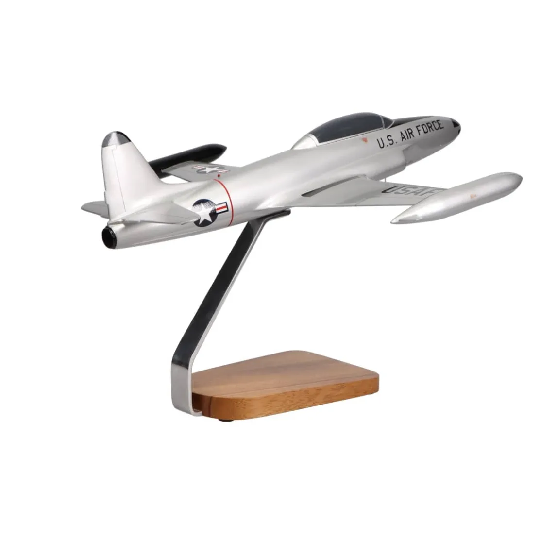 Lockheed T-33 Shooting Star Large Mahogany Model