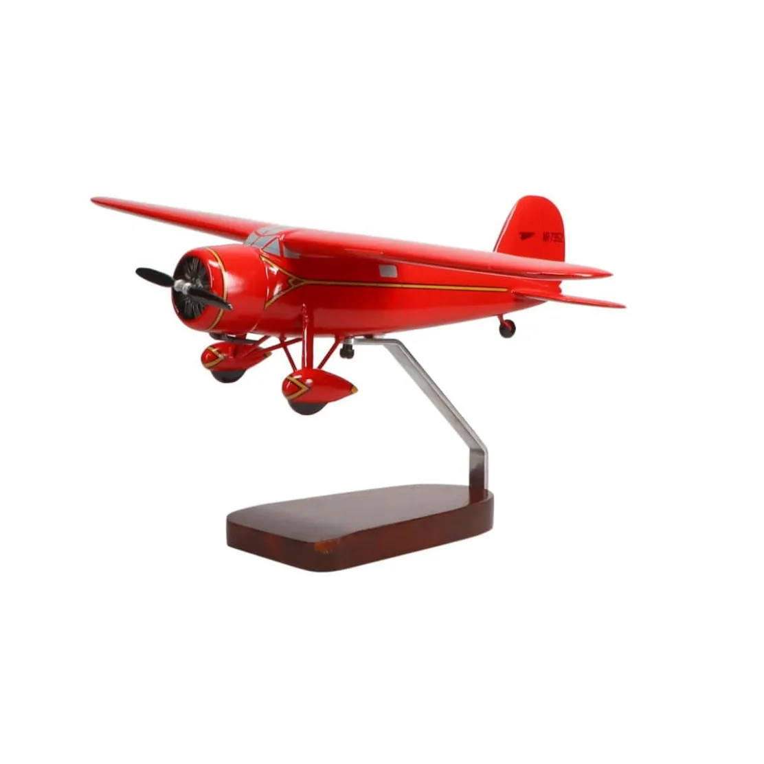 Lockheed Vega "Amelia Earhart" Large Mahogany Model