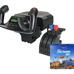 Logitech G Saitek Pro Yoke Flight Bundle w/Microsoft Flight Simulator Standard Digital Download (PC)