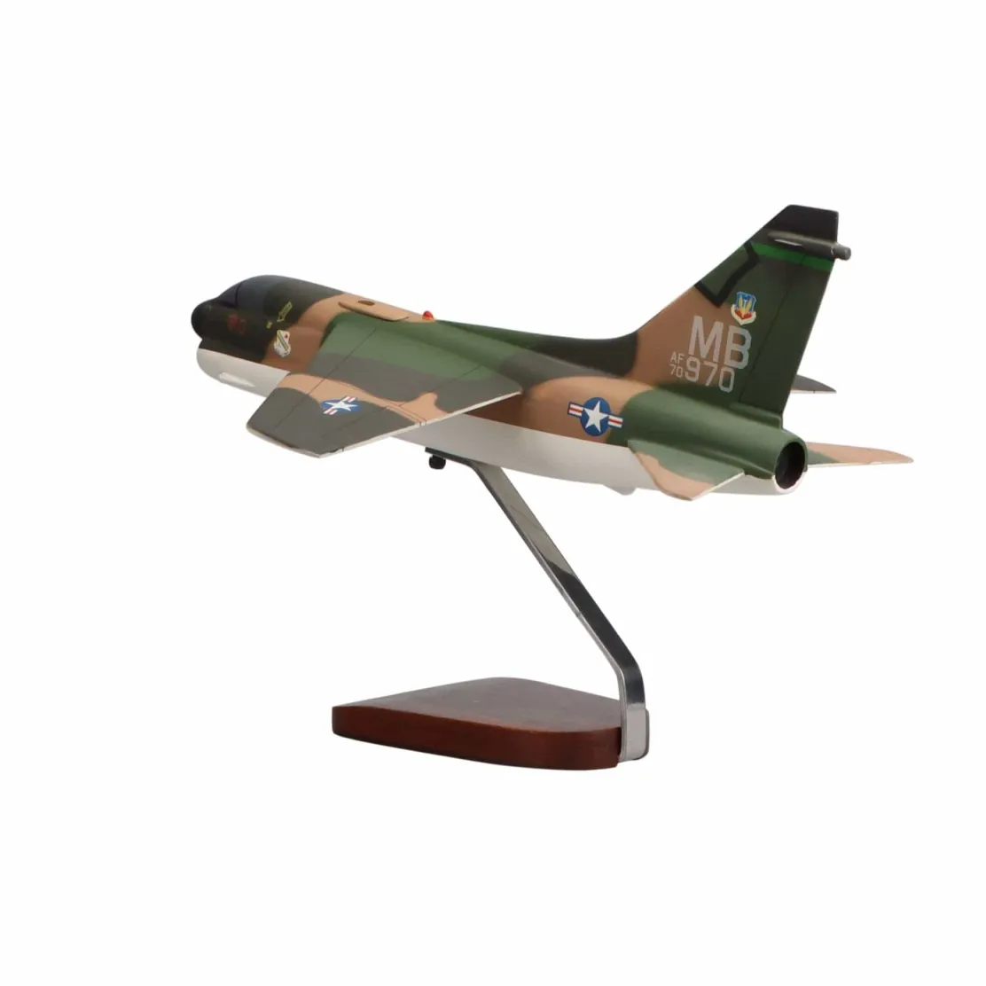 LTV A-7 Corsair II Large Mahogany Model
