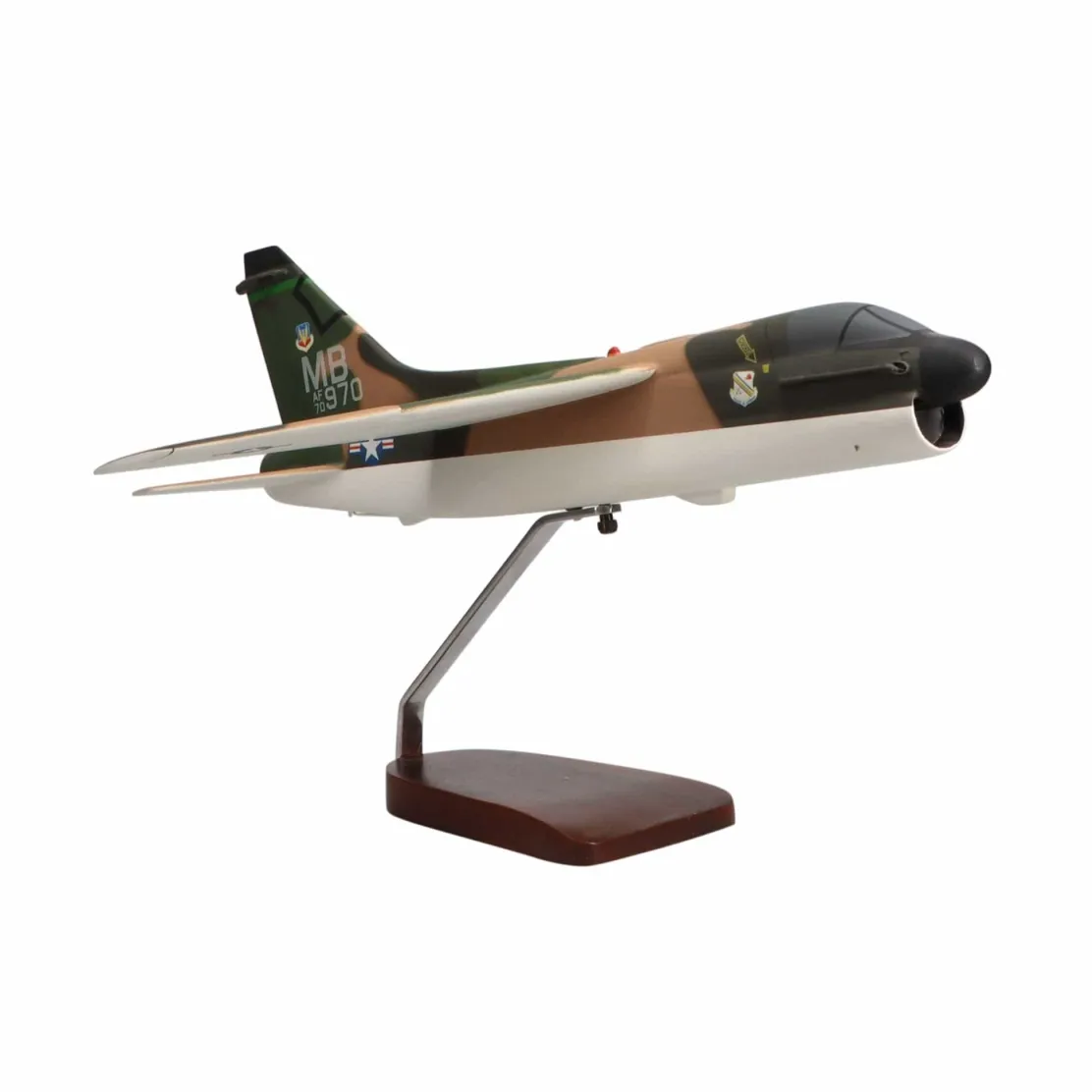 LTV A-7 Corsair II Large Mahogany Model