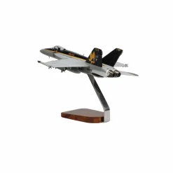 McDonnell Douglas F/A-18E Super Hornet w/Armaments Clear Canopy Large Mahogany Model