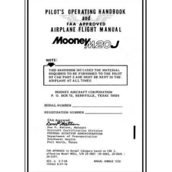 Mooney M20J 1977 Pilot's Operating Handbook (part# 1220)