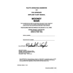 Mooney M20R 1994 POH & Flight Manual (3600)