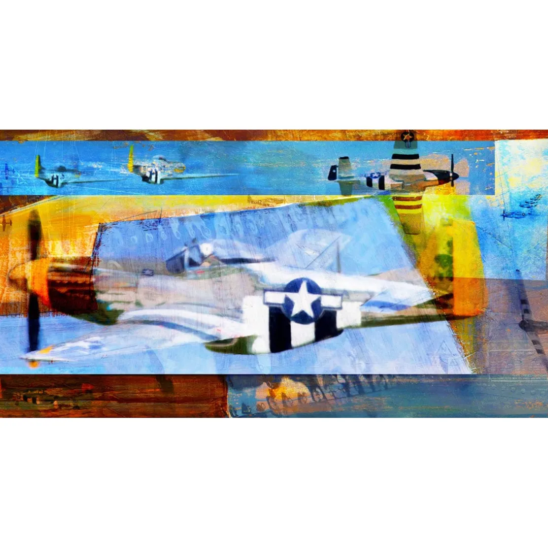 Mustang Dreams II Frank Martin Aviation Art Print