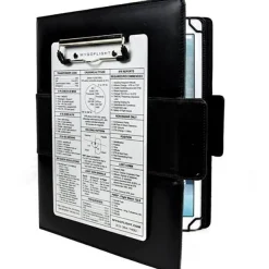 MyGoFlight Premium Leather iPad Pro 12.9 Rotating Folio Kneeboard for Pilots