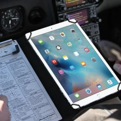 MyGoFlight Premium Leather iPad Pro 12.9 Rotating Folio Kneeboard for Pilots
