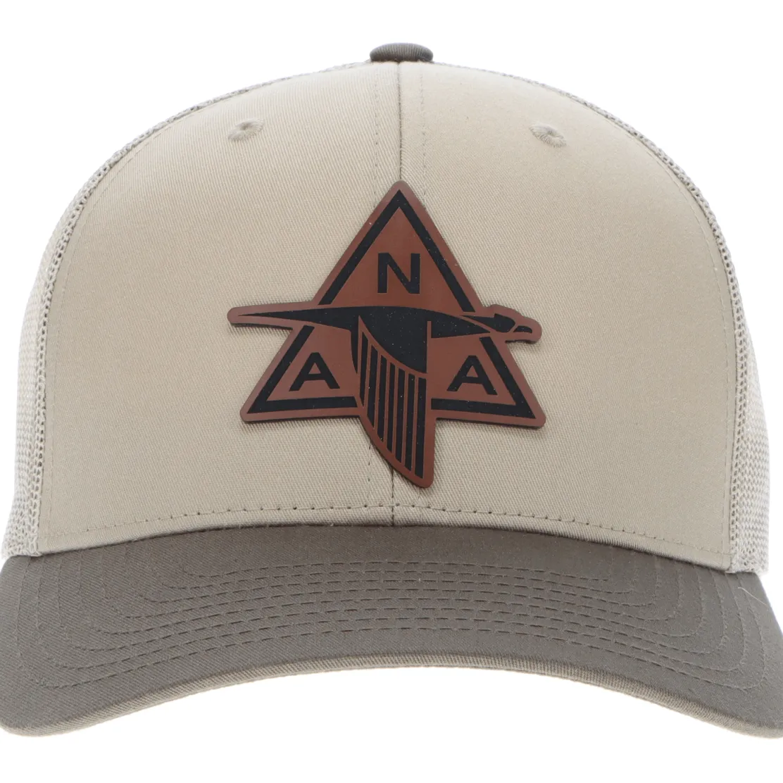 North American Aviation Logo Richardson 112 Heritage Trucker Hat - Walnut