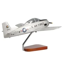 North American T-28A Trojan U.S. Air Force Large Mahogany Model