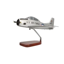 North American T-28A Trojan U.S. Air Force Large Mahogany Model