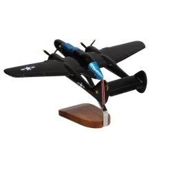 Northrop P-61B Black Widow Large Mahogany Model