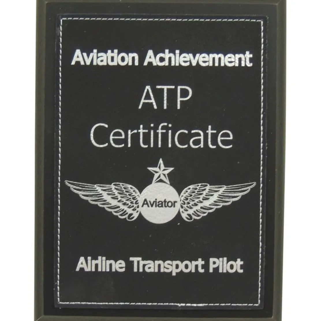 Personalized ATP Certificate Achievement Plaque