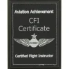 Personalized Handcrafted CFI Achievement Plaque