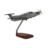 Pilatus PC-12 U-28A Military Large Mahogany Model