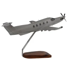 Pilatus PC-12 U-28A Military Large Mahogany Model