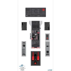 Pilatus 18" x 36" Cockpit Posters for Pilot Training