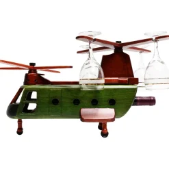 Pilot Toys Chinook Helicopter Wine Glass & Bottle Holder