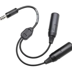 Pilot USA GA to Helicopter Aviation Headset Converter Adapter