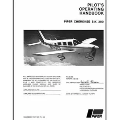 Piper PA32-300 Cherokee Six 300 1977-79 POH (761-632)
