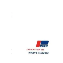 Piper PA32-260D 1971 Owner's Manual (part# 761-464)