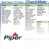 Piper Tri-Pacer 125-135 Checkmate+ Standard Size Comprehensive Pilot Checklist (Modernized and Updated)