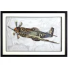 P-51 Mustang Mixed Media Artwork by Alex John: WWII's Iconic Fighter Plane