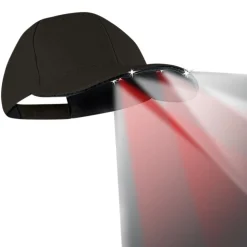 Powercap Navigator LED Hat for Night Flying Red and White LEDs