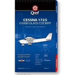 Qref Cessna 172S G1000 (All Years) Pilot Aircraft Procedures Checklist Flip Book