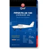 Qref Piper Cherokee 180 PA-28-180 (1963-75) Pilot Aircraft Procedures Checklist Flip Book