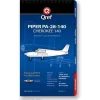 Qref Piper Cherokee 140 PA-28-140 (1964-77) Pilot Aircraft Procedures Checklist Flip Book