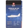 Qref Piper Cherokee 160 PA-28-160 (1961-67) Pilot Aircraft Procedures Checklist Flip Book