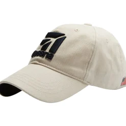Red Canoe Cessna 3D Logo Ball Cap Stone