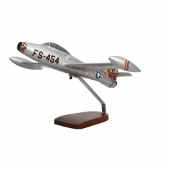 Republic F-84G Thunderjet Large Mahogany Model