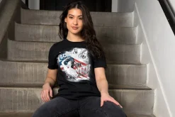 Rosie the Riveter WWII Women's T-Shirt by Aeroplane Apparel Co.