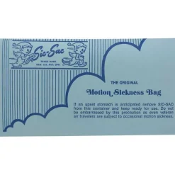 Sic-Sac Secure Seal Aviation Motion Sickness Bag