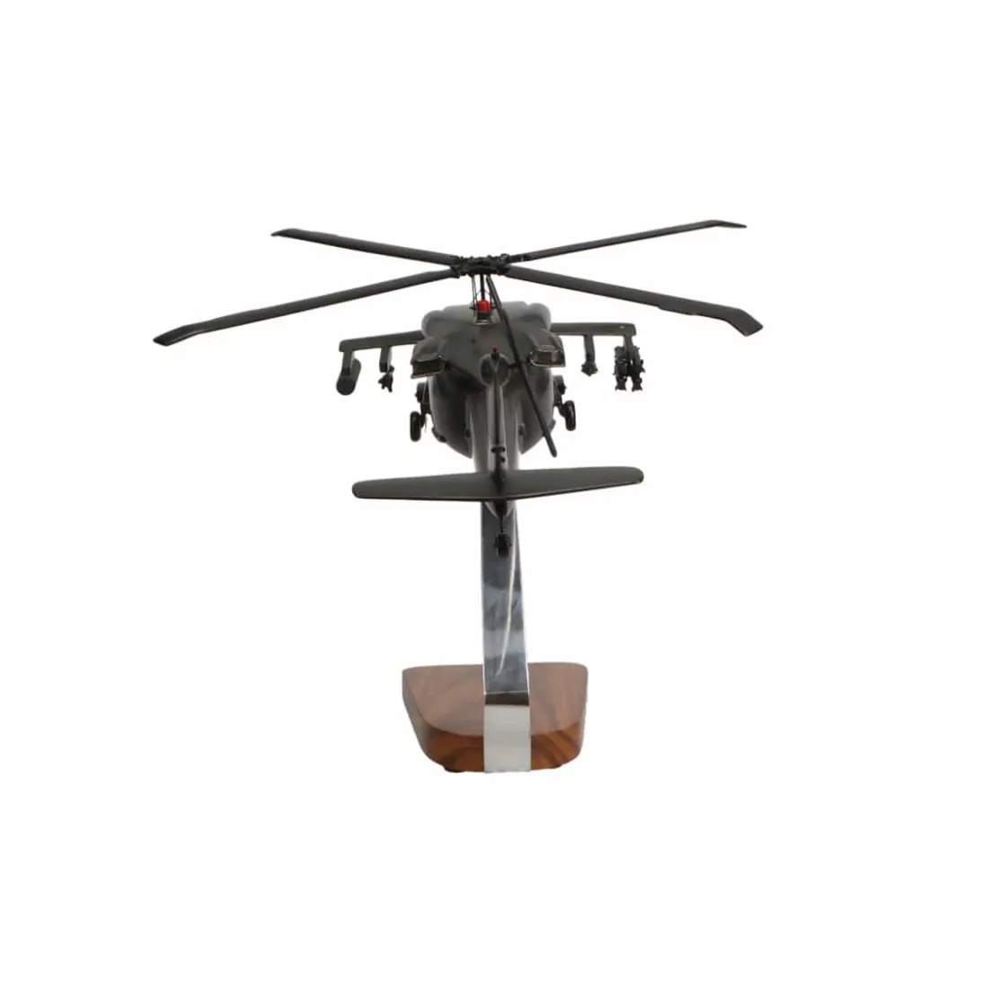 Sikorsky Armed UH-60 Black Hawk Large Mahogany Helicopter Model