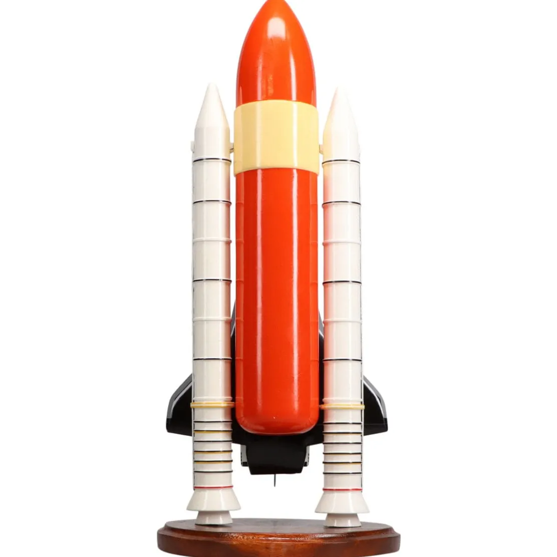 Space Shuttle Atlantis with Booster Large Mahogany Model