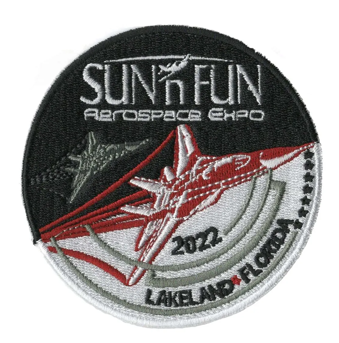 SUN 'n FUN 2022 Embroidered Patch (Iron On Application)
