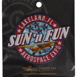 SUN 'n FUN 2025 Embroidered Patch (Iron On Application)