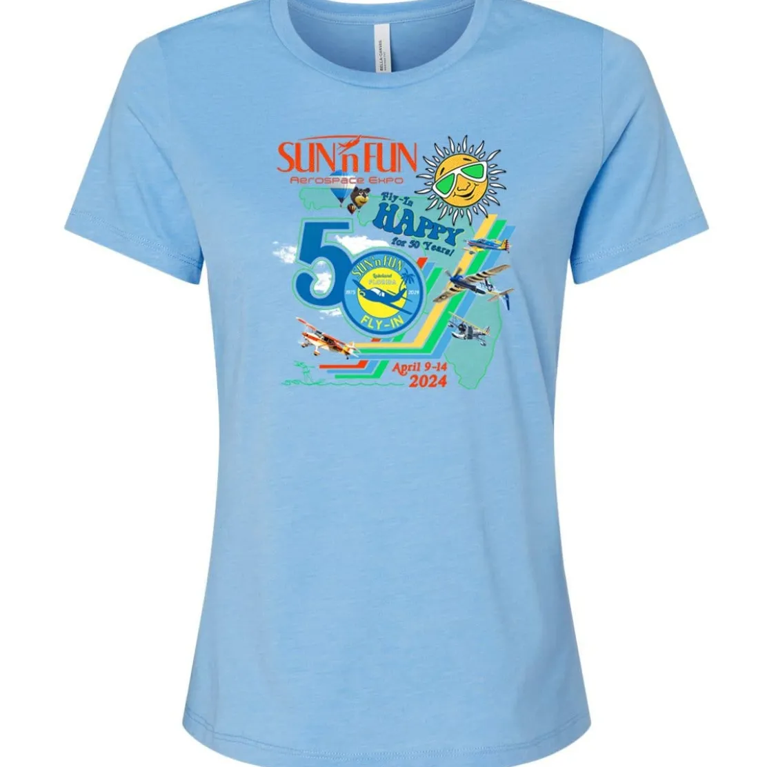 SUN 'n FUN Official Poster Women's 2024 T-Shirt