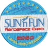 SUN 'n FUN Patch 2020 Embroidered Patch (Iron On Application)