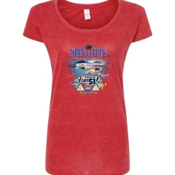 SUN 'n FUN Poster 2025 Women's Scoop T-Shirt