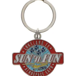SUN 'n FUN 2025 Red Keychain
