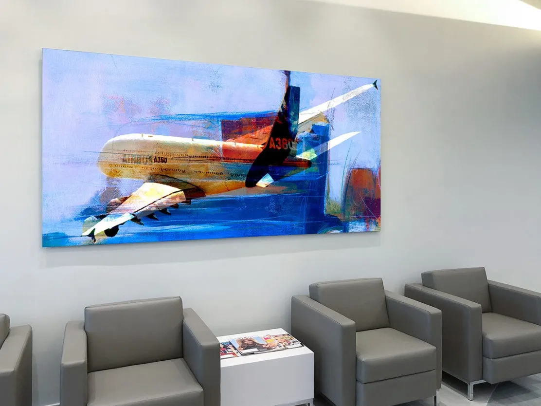 The Airbus 380 No. 1 Frank Martin Aviation Art Print