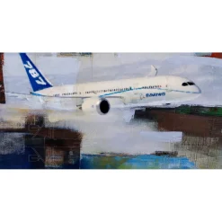The Boeing 787 Dreamliner Frank Martin Aviation Art Print