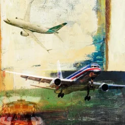 The Boeing 737 No. 5 Frank Martin Aviation Art Print